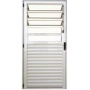 Ver imagem 1 de Porta Basculante Alumínio Branco Linha 25:Direita/ 210 x 90