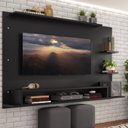 Ver imagem 1 de Painel para Tv até 60 Polegadas Madesa Alfa com Nicho - Preto