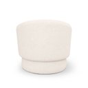 Ver imagem 3 de Poltrona Orgânica + Puf Closet Boucle Off White com Almofada