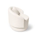 Ver imagem 5 de Poltrona Orgânica + Puf Closet Boucle Off White com Almofada