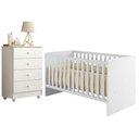Ver imagem 1 de Berço Nacional Life 2186 com Gaveteiro Soft Branco Acetinado - Tigus