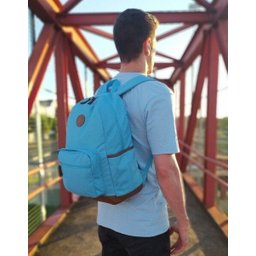 MOCHILA CASUAL ESPAÇOSA UNISSEX ESCOLAR CLIO: Azul - 5