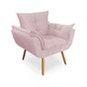 Kit Poltrona Opala com Puff Veneza Decoração Quarto Amamentação Escritório Clínica Recepção Suede Ro - 2