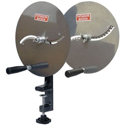 Fatiador de Legumes Doméstico e Comercial Inox 2 Discos - Vitalex