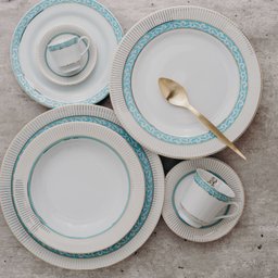 Conjunto de Pratos de Sobremesa 06 Peças Audrey Schmidt - 4