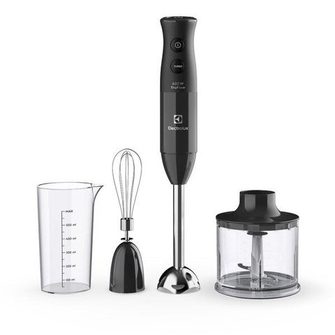 Mixer 3 em 1 127v 600w com Haste de Aço Inox Preto Electrolux Eib20