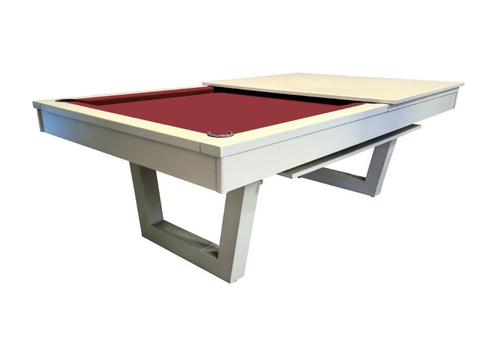 Mesa de Sinuca/bilhar com Tampo de Jantar Cor Nude - 2,34 X 1,34 - Bordo