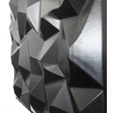 Ver imagem 3 de Placa Pianel PVC Diamante Preto 3d Revestimento de Parede Decorativa 50cm