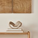 Ver imagem 4 de Escultura Decorativa Abstrata em Polirresina Bege - Mart