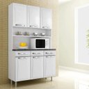 Ver imagem 1 de Armário de Cozinha 6 Portas 3 Gavetas Itanew Itatiaia