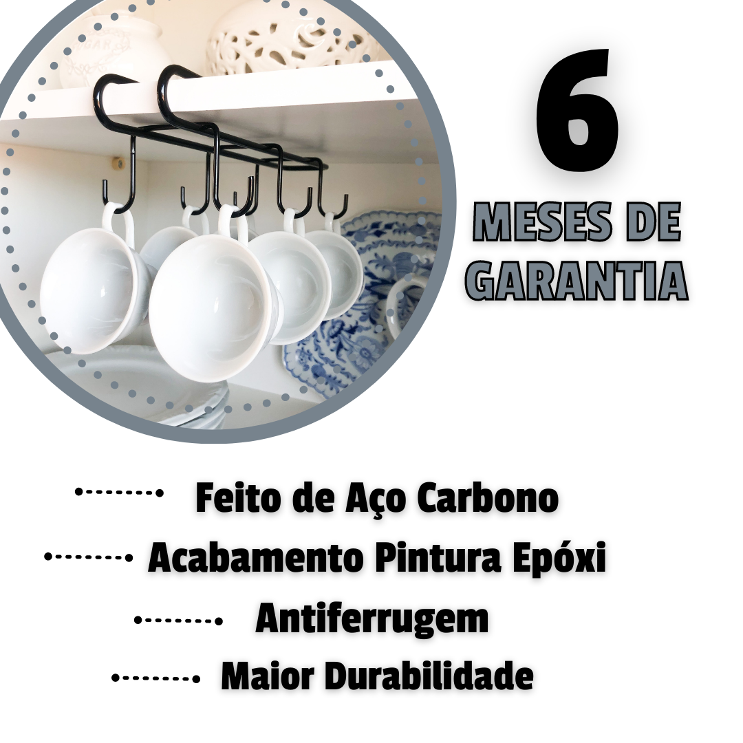 Organizador Suporte Cozinha Armário Prateleira Kit 3 Peças - 7