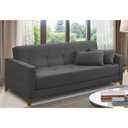 Ver imagem 1 de Sofá Cama 3 Lugares 2,00m Agnes Suede Cinza Adonai Estofados