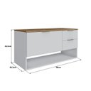Ver imagem 3 de Gabinete de Banheiro Suspenso 90 cm BA307 sem Cuba Artemis Yescasa