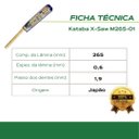Ver imagem 4 de Kit 2 Serrotes Japoneses Kataba 265mm + Ryoba Dobrável 210mm