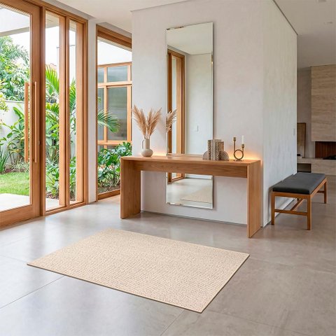 Tapete Colorfull Off White 100x150 Tapetes São Carlos
