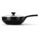 Ver imagem 3 de Frigideira Wok 28cm de Alumínio Multiflon Induct+ para Indução com Fundo Especial de Inox e Tampa de