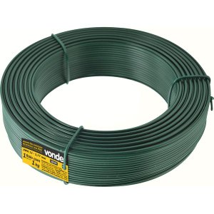 Arame Revestido PVC com 01kg Verde BWG12 - Vonder