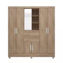 Ver imagem 3 de Guarda-Roupa Casal com Espelho 7 Portas 2 Gavetas Demóbile