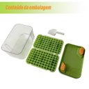 Ver imagem 5 de Forma de Gelo Dispenser Recipiente Conteiner Pegador Tampa Destacador Casa Festa Reuniao Evento Bebi