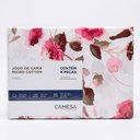 Ver imagem 4 de Jogo de Cama de Casal 150 Fios Duplo 4 Peças Floral Elara Camesa