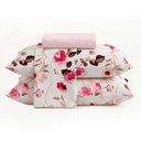 Ver imagem 1 de Jogo de Cama de Casal 150 Fios Duplo 4 Peças Floral Elara Camesa