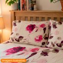 Ver imagem 3 de Jogo de Cama de Casal 150 Fios Duplo 4 Peças Floral Elara Camesa
