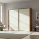 Ver imagem 1 de Guarda Roupa de Casal 100% Mdf 2,67m com 2 Portas de Correr Dalla Costa
