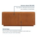 Ver imagem 2 de Buffet Luminus 4 Portas com LED 184 cm Naturalle - Mavaular