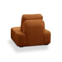 Ver imagem 6 de Kit 2 Poltronas Decorativas Santiago Sala de Estar Pés em Madeira Bouclê Terracota G89 - Gran Belo