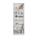Ver imagem 5 de Estante Multiuso de Livros 2 Portas 5 Prateleiras 100% MDF 223CMX78,5cm Branco
