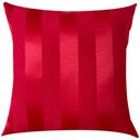Ver imagem 5 de Kit Manta Listrada, 2 Capas de Almofadas e 1 Almofada Retangular Vermelho 45cmx45cm