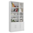 Ver imagem 2 de Estante Multiuso de Livros 3 Portas Moderno 100% MDF 223CMX117CM Branco