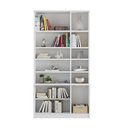 Ver imagem 4 de Estante Multiuso de Livros 3 Portas Moderno 100% MDF 223CMX117CM Branco