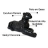 Escultura Estatua Pantera Negra Casa Decoração De Ambiente - 7