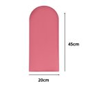 Ver imagem 2 de Cabeceira Nuvem Estofada Solteiro 5 Placas em Suede 45x20cm:goiaba