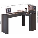 Ver imagem 3 de Mesa de Canto/Camarim Jade:Preto Fosco