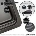 Ver mais imagens de Pia Cuba de Cozinha em Aço Inox 304 - 78X43 Cor Preta - Tubrax