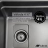 Pia Cuba de Cozinha em Aço Inox 304 - 78X43 Cor Preta - Tubrax - 6
