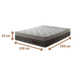 Colchão Casal Umaflex Cayenne Molas Ensacadas 1,38 x 1,88m -  - 3