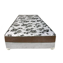 Ver imagem 2 de Cama Box Solteiro Suede Cinza + Colchão Solteiro Suede Marrom Espuma 88x188x55