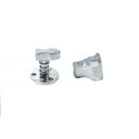 Ver imagem 1 de Prendedor Fixador Trava Porta 809 Imab Cromado Cr Piso com Buchas e Parafusos