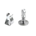 Ver imagem 1 de Prendedor Fixador Trava Porta 811 Imab Cromado Cr Pressão Parede com Buchas e Parafusos