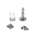 Ver imagem 2 de Prendedor Fixador Trava Porta 811 Imab Cromado Cr Pressão Parede com Buchas e Parafusos