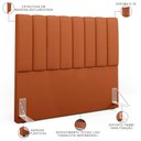 Ver imagem 3 de Cabeceira Cama Box Casal 140 cm Dália W01 Tecido Terracota - Lyam Decor