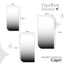 Ver imagem 4 de Espelho Capri - Linha Metal - Champanhe - 180x90