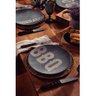 Kit Prato Raso Churrasco Stone em Porcelana 28 Cm 06 Peças Tramontina 96950276 - 2