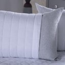 Ver imagem 2 de Peseira King Aurora 5 Peças Percal Branco