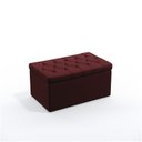 Ver imagem 3 de Kit Cabeceira Decorativa Para Cama Box Pegasus e Calçadeira Sagitarius 90 Para Cama de Solteiro Sued
