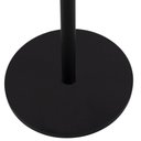 Ver imagem 4 de Mesa de Apoio Tokyo Alta Laca Preta Recouco Croco Preto Base Preta 60cm - 67764