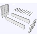 Ver imagem 3 de Cama com Cabeceira Solteirão Viúva Estofada Uvaia 120cm Suede:cinza